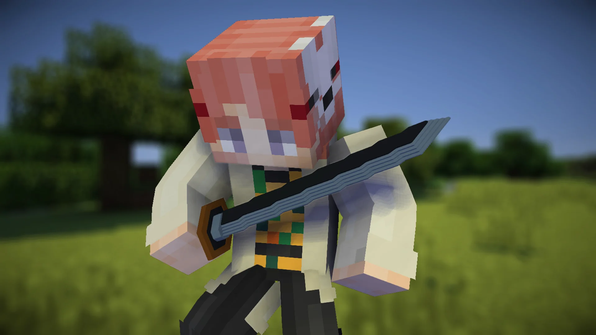 Sabito katana from Demon Slayer Resource Pack Preview